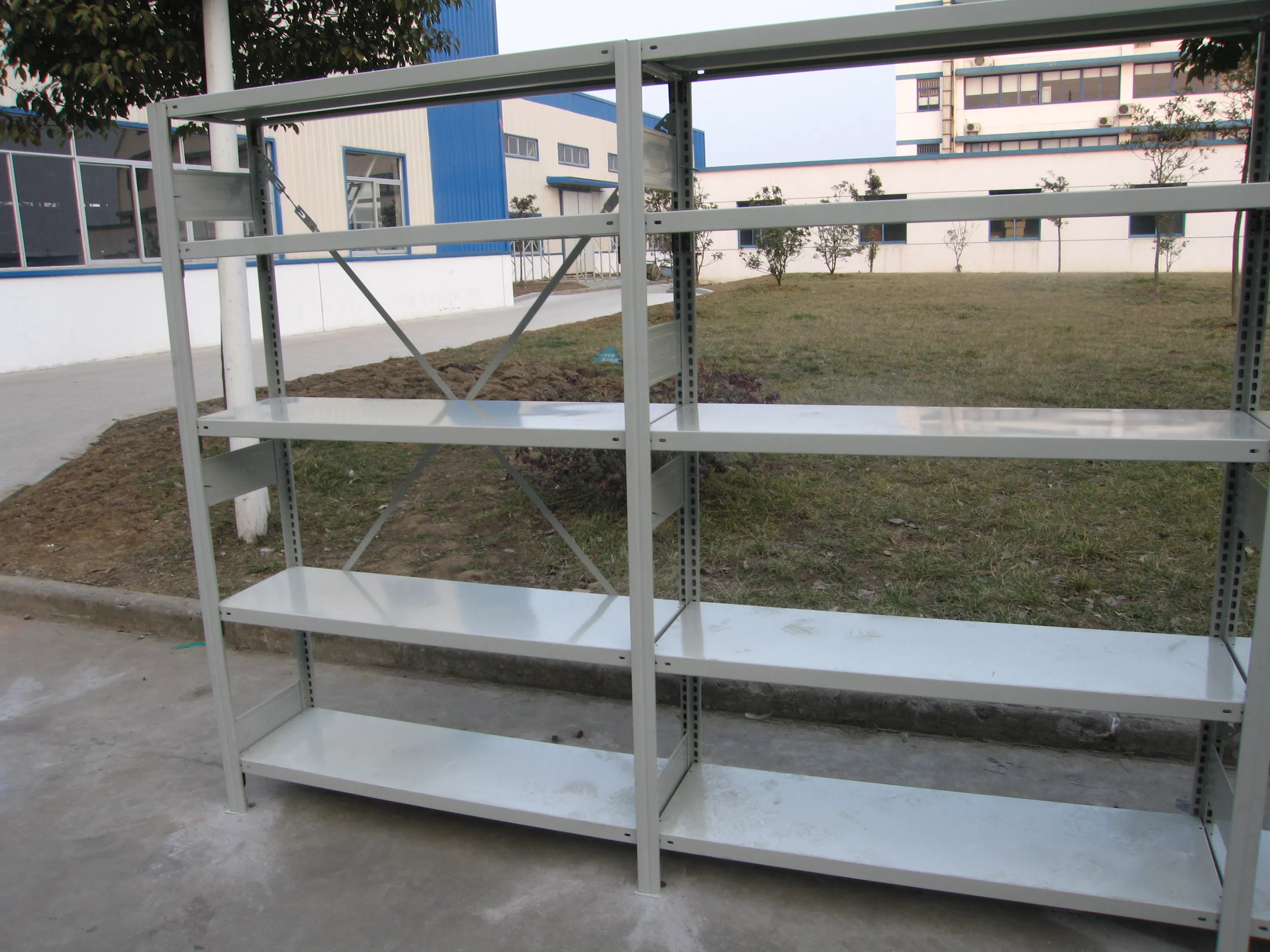 Warehouse Storage T Post Heavy Duty Display Shelving Units