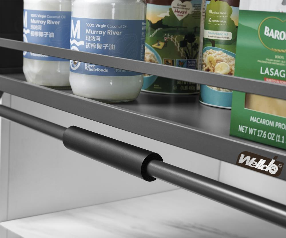 Modular Kitchen Hanging Cabinet Pull Down Two Tier Storage Shelf