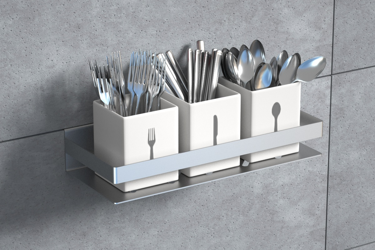 Stainless Steel Kitchen Corner Rack Wall Mounted Storage Shelf, Metal Wire Organizer for Kitchen &amp; Bathroom