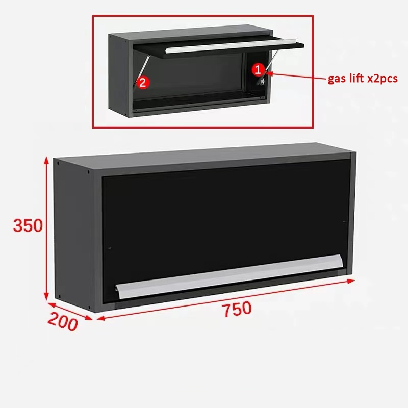 OEM Custom Rolling Tool Cabinet Professional Industrial Rolling Tool Cabinet Modular Garage Storage Cabinets Jzd Multi-Drawer