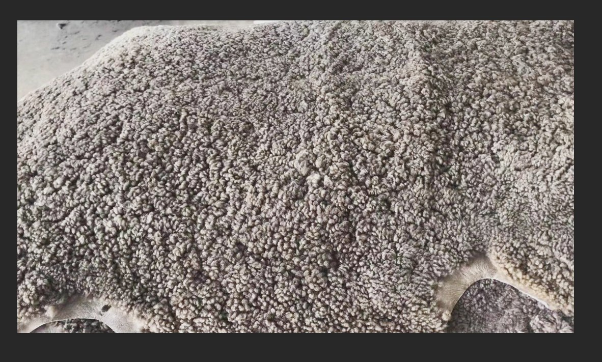 Factory Sale Curly Lambskin Fabric Genuine Fur Material for Upholstery in Sweden