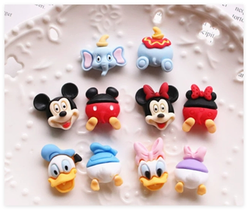 DIY Resin Accessories Kawaii Glow Charm for Phone Case Hairpin &amp; Flatback Decorative Model Pattern