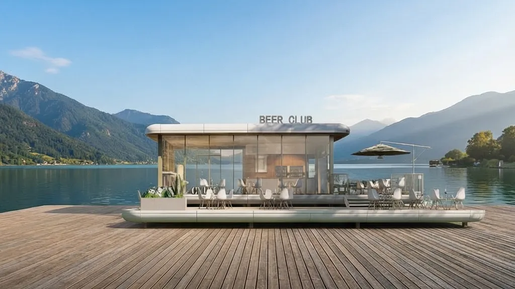 Modular Coffee Shop Structure