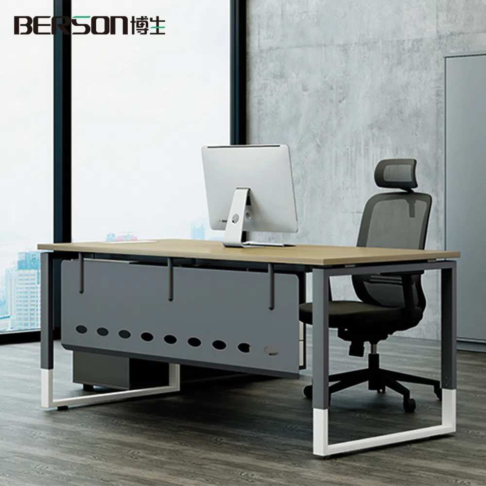 Modern Office Furniture Ergonomic CEO Executive/Workstation Table Electrostatic Powder Coating