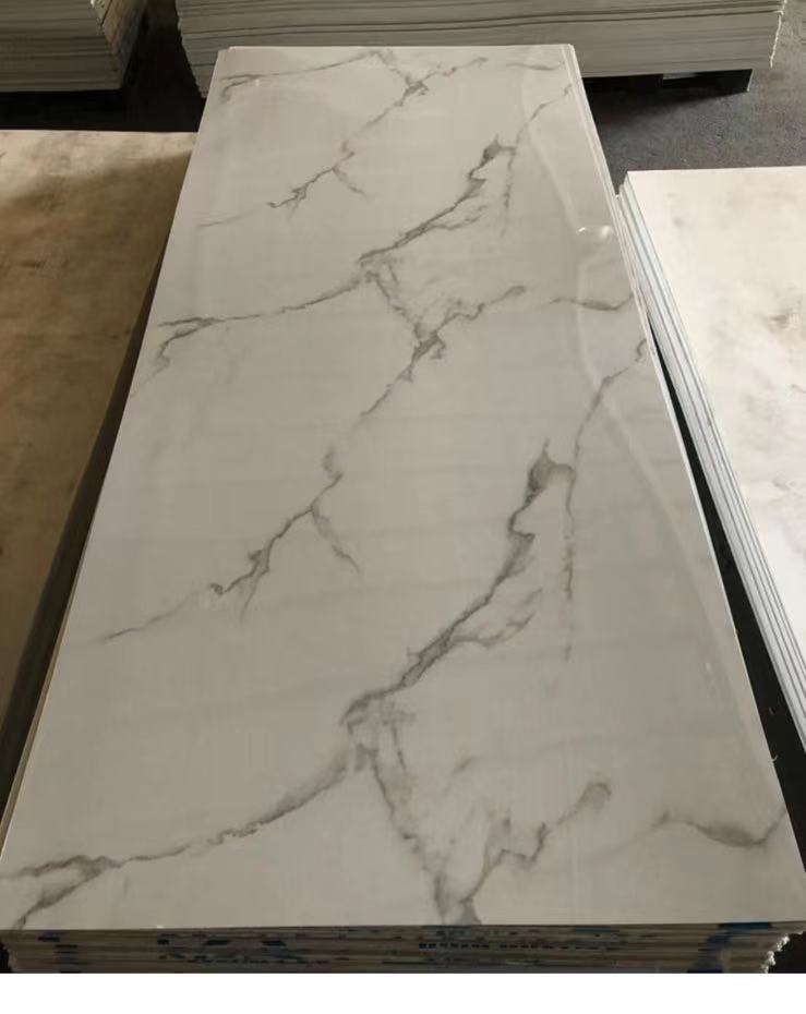 Fireproof Waterproof Matte Finish Stone Plastic Composite for Restaurant Bar Wall