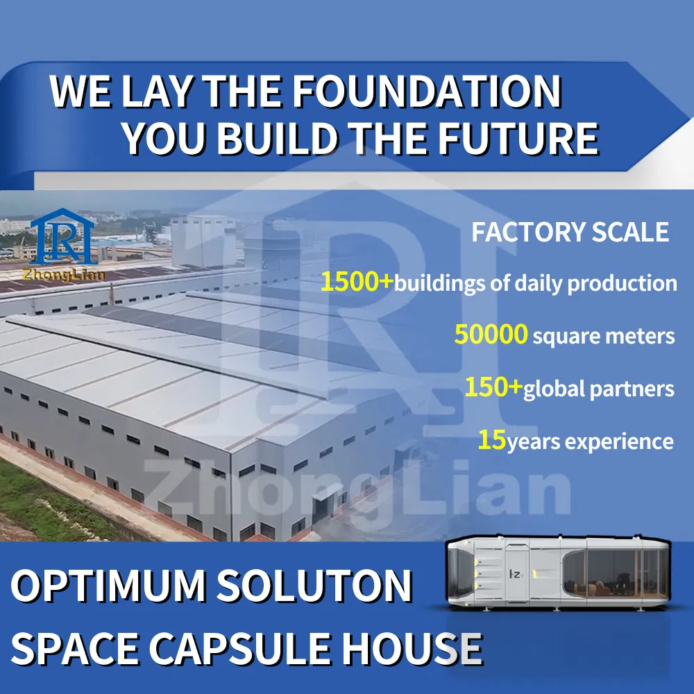 Modern Modular Prefabricated Space Capsule Mobile Living Solutions