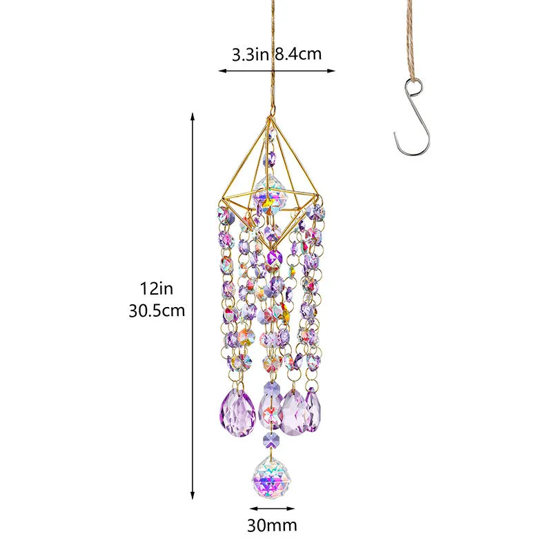 Geometric Crystal Suncatcher 7