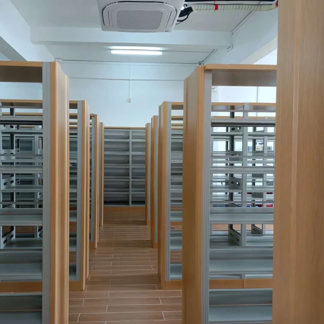 Factory Custom Metal Book Storage Rack Modular Storage Systems Steel Bookshelf Library Bookshelf Bookcase Metal Bookshelf Library Furniture Standing Bookshelf