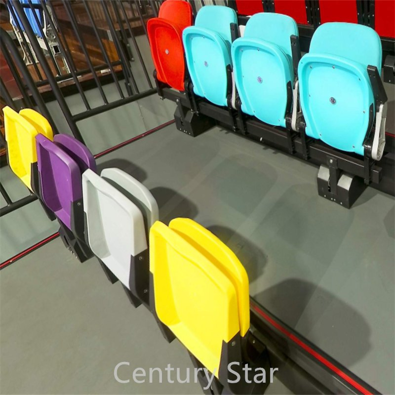 Fire Proof Upholstery Soft Folding Stadium Chair, Fix Stadium Seating Chair Sillas