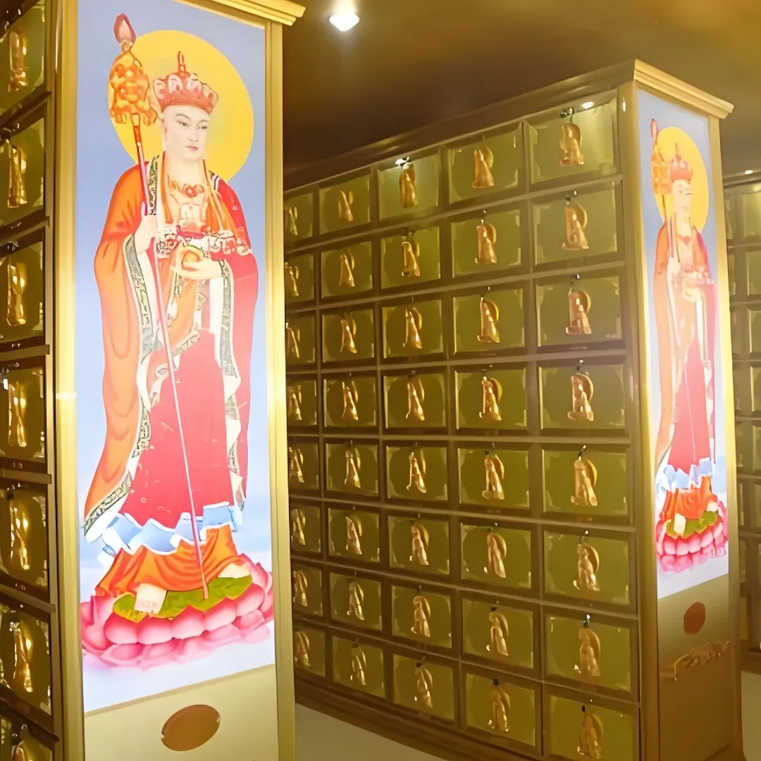 Ashes Storage Rack Cemetery Columbarium Funeral Home Urn Shelving Modular Columbarium Panel Fireproof Urn Storage Cabine Customizable Cremation Urn Holder