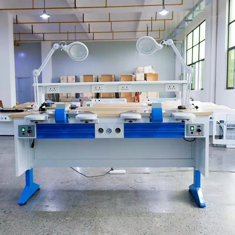 Dental Laboratory Equipment Double Technicians Work Station