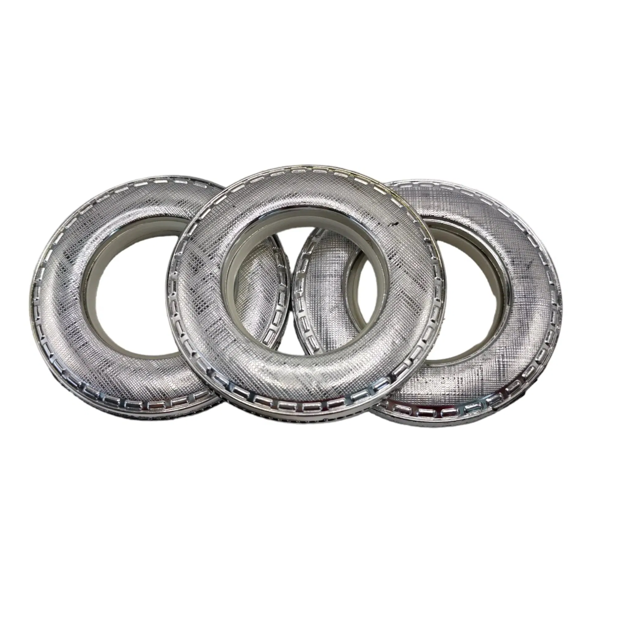 Home Decorative Curtain Accessories Low Noise Curtain Eyelets Roman Rings for Window Curtain Rod