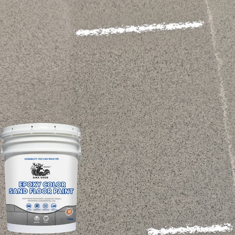 Non-Conversion Type Waterproof Epoxy Color Sand Floor Paint Solutions