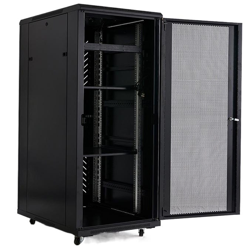 Custom 42u Electrical Cabinet Without Module Server Rack with Optional Side Storage