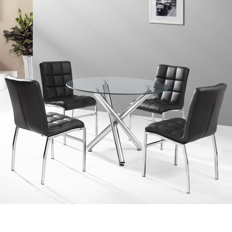 High Quality Popular PU Leather Upholstery Dining Chair