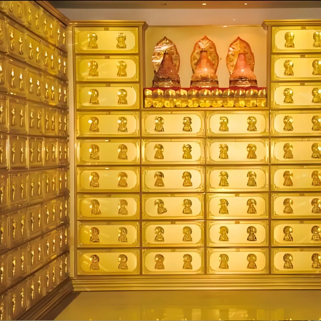 Ashes Storage Rack Cemetery Columbarium Funeral Home Urn Shelving Modular Columbarium Panel Fireproof Urn Storage Cabine Customizable Cremation Urn Holder