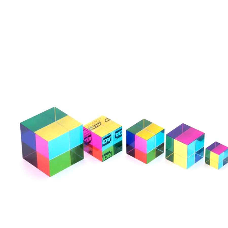 Premium Customizable Colorful Clear Acrylic Counter Sign Display Cube