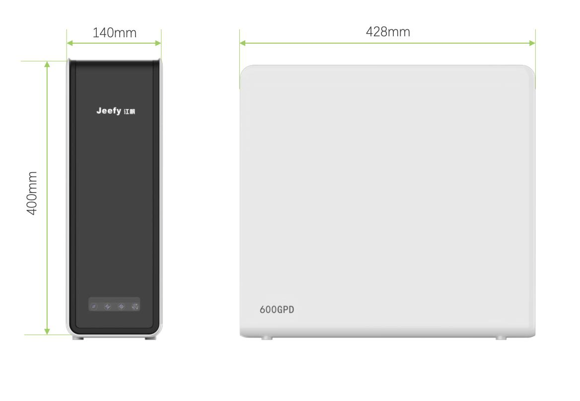 Domestic Tankless Kitchen Cabinet 600g 800g Commercial RO System. Water Purifying Machine Water Treatment Equipment