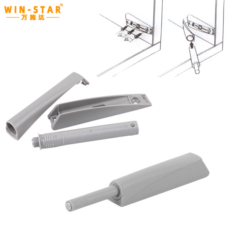 Cabinet Hardware Release Latch Kitchen Cabinet Rebound Device Push Open Door System