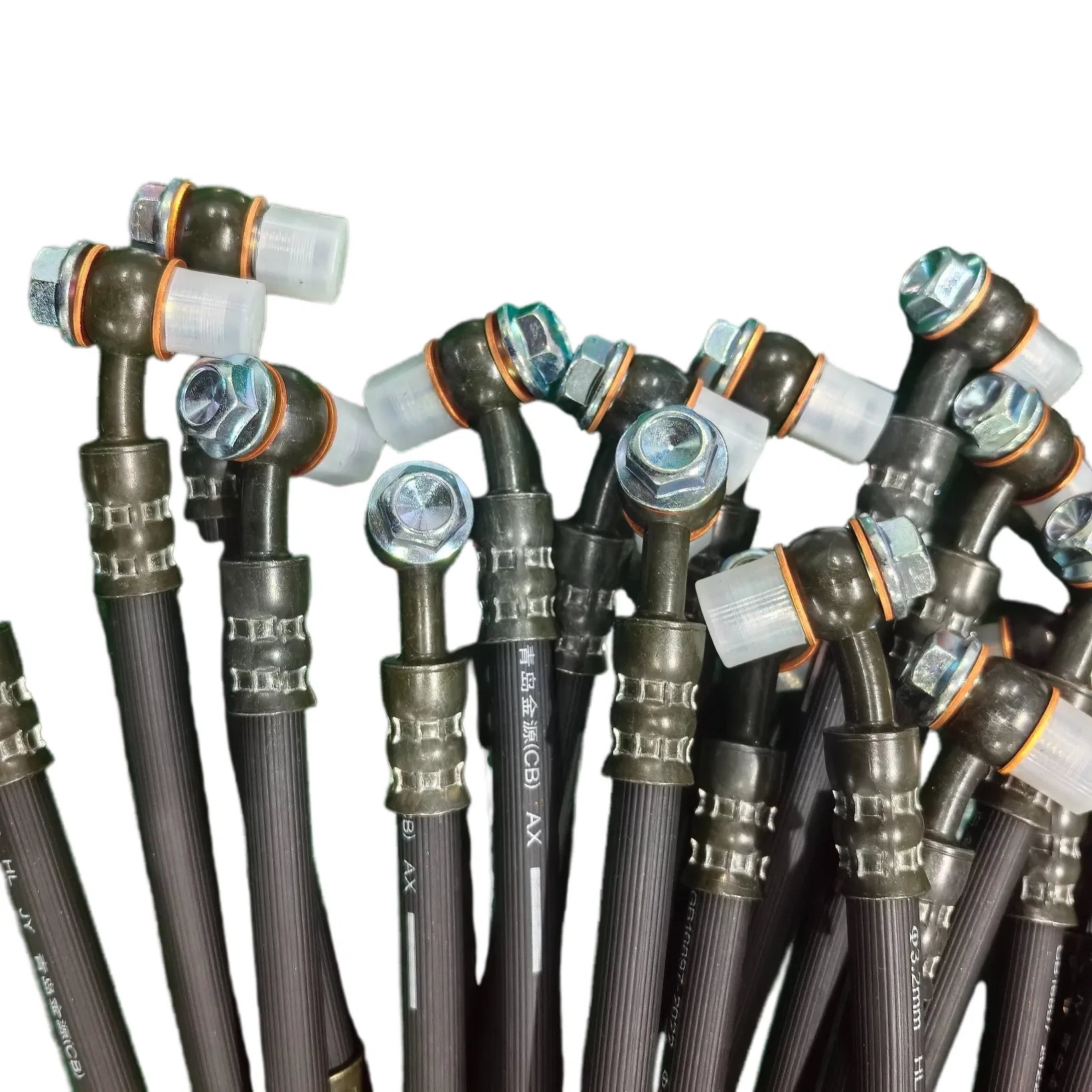 Brake Hose OEM Manufacturer Chloroprene Rubber 3.2X10.5 Millimeters Easy to Install Corrosion Resistant Coating Automotive Power Hydraulic Braking System