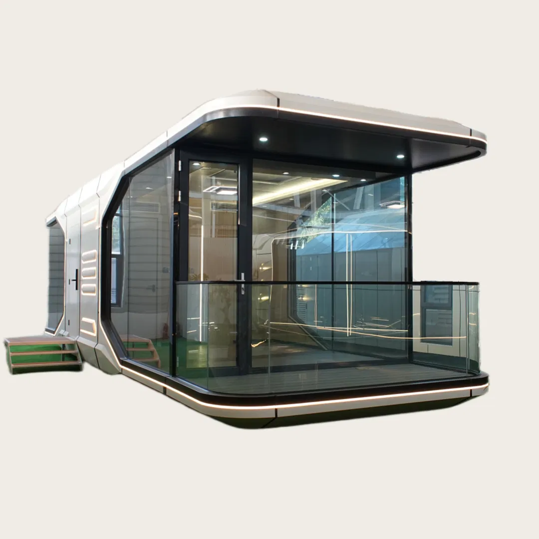 Mobile Steel Structure with Modern Kitchen and Bathroom Amenities