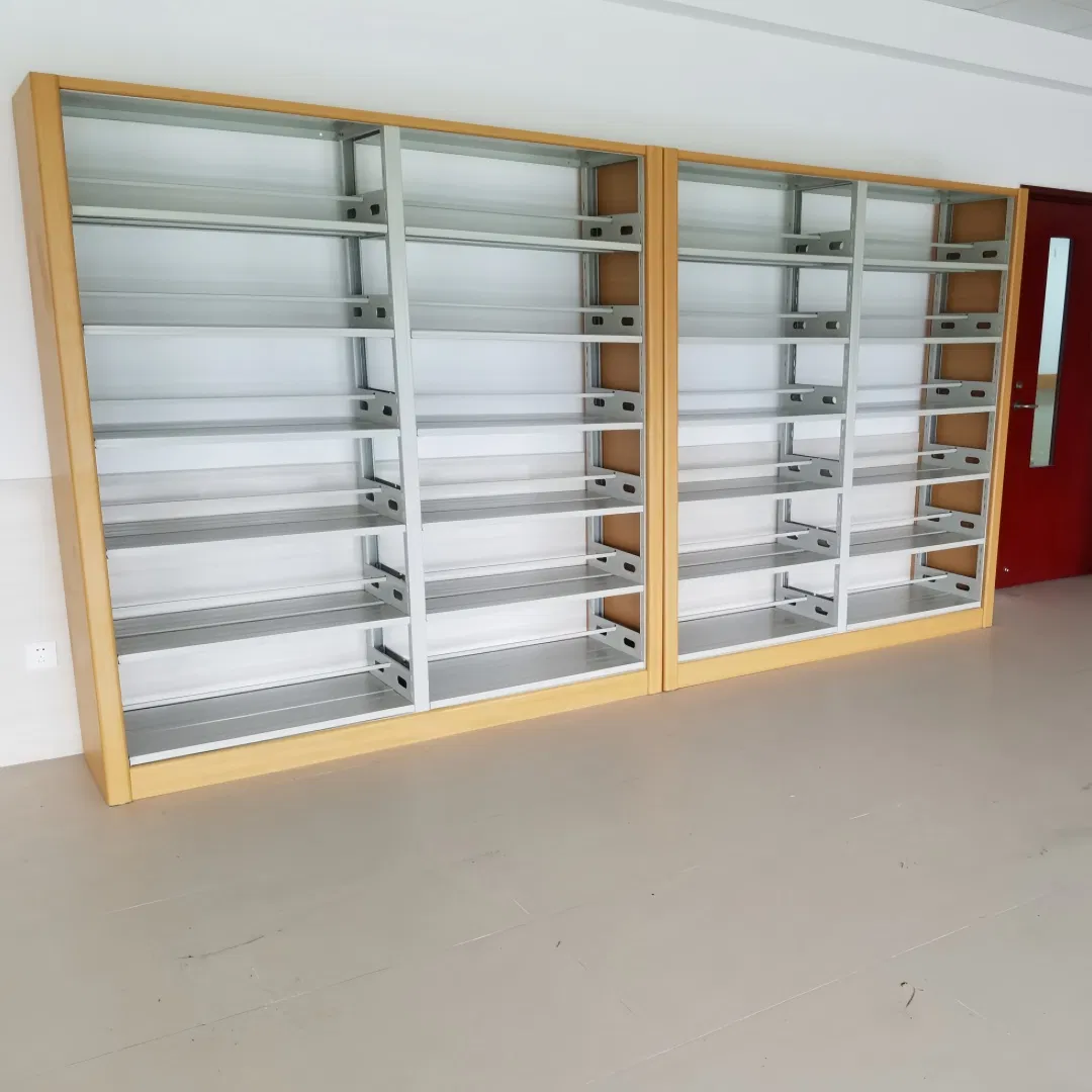 Factory Custom Metal Book Storage Rack Modular Storage Systems Steel Bookshelf Library Bookshelf Bookcase Metal Bookshelf Library Furniture Standing Bookshelf