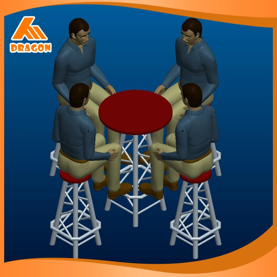 Modern Stylish Dragonstage Mini Reception Bar Chair for Contemporary Spaces