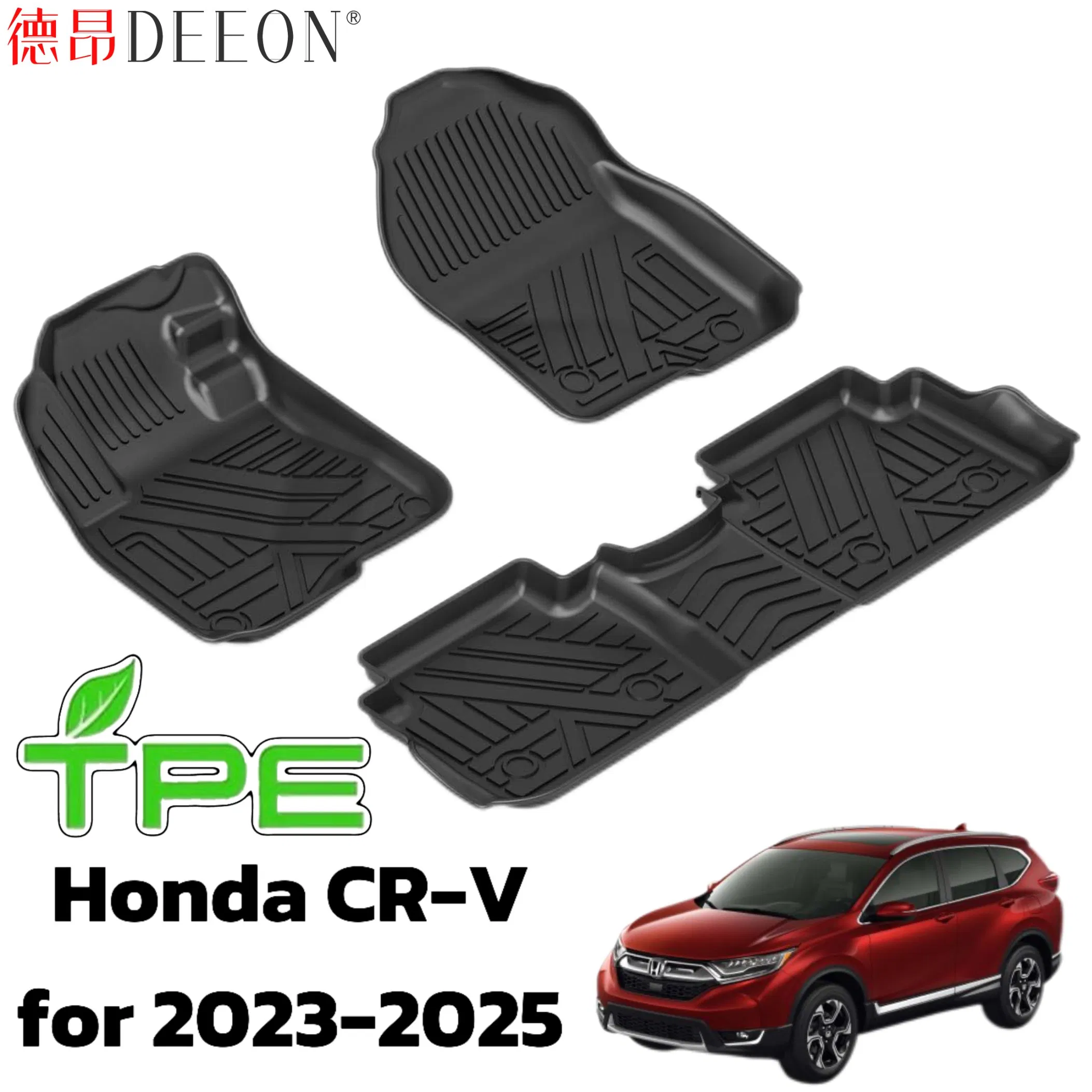 3D TPE Car Floor Mat Auto Accessory Foot Mat Trunk Mat for Honda
