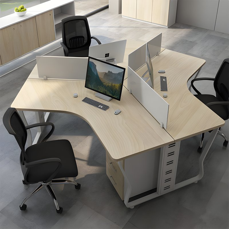 Wood Studio Office Workstation Desk Modern Office Work Station Workstation Table