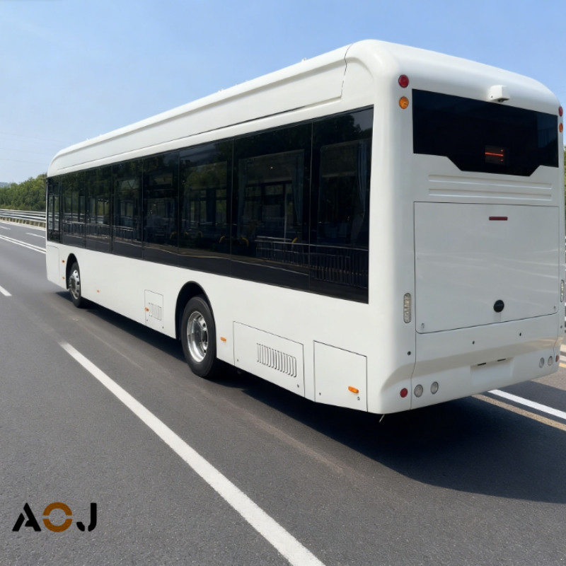 Modern Styling Public Bus with Aesthetic Interior and Exterior Design Elements