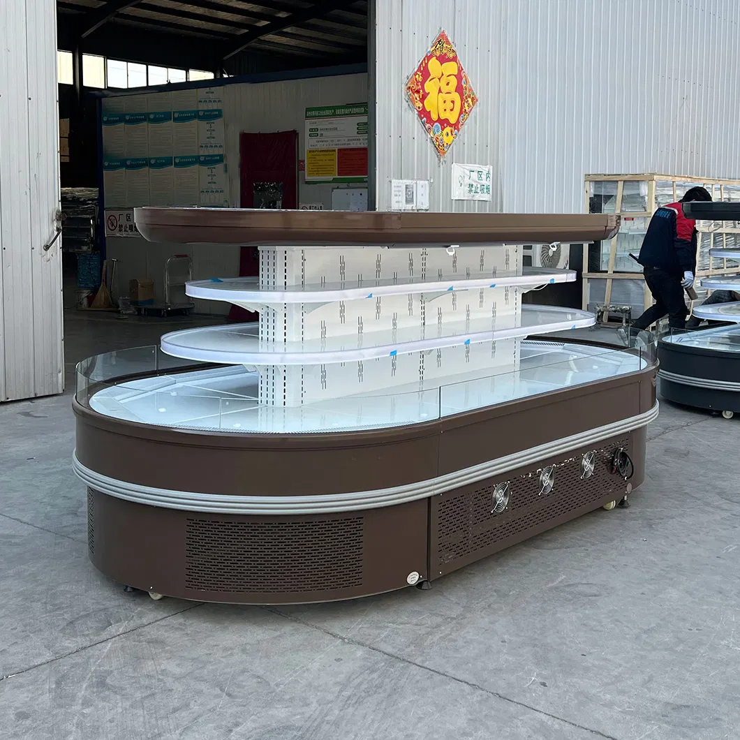 Refrigerated Easy Access Beverage Storage Unit for Fresh Produce and Drinks Freezer