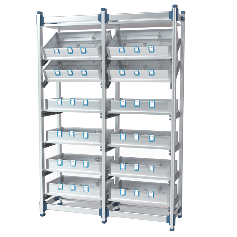 ISO Modular Stainless Steel Hospital Sterile Storage Racks Shelving
