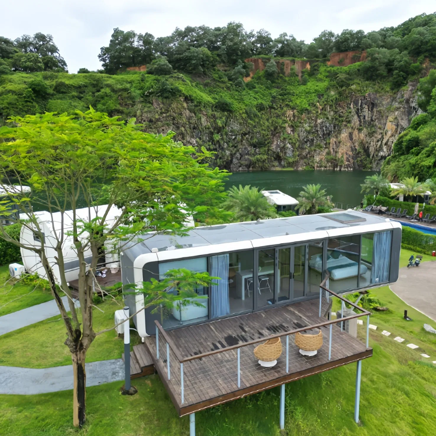 Modern Prefab Container Office - Stylish Modular Space Solution