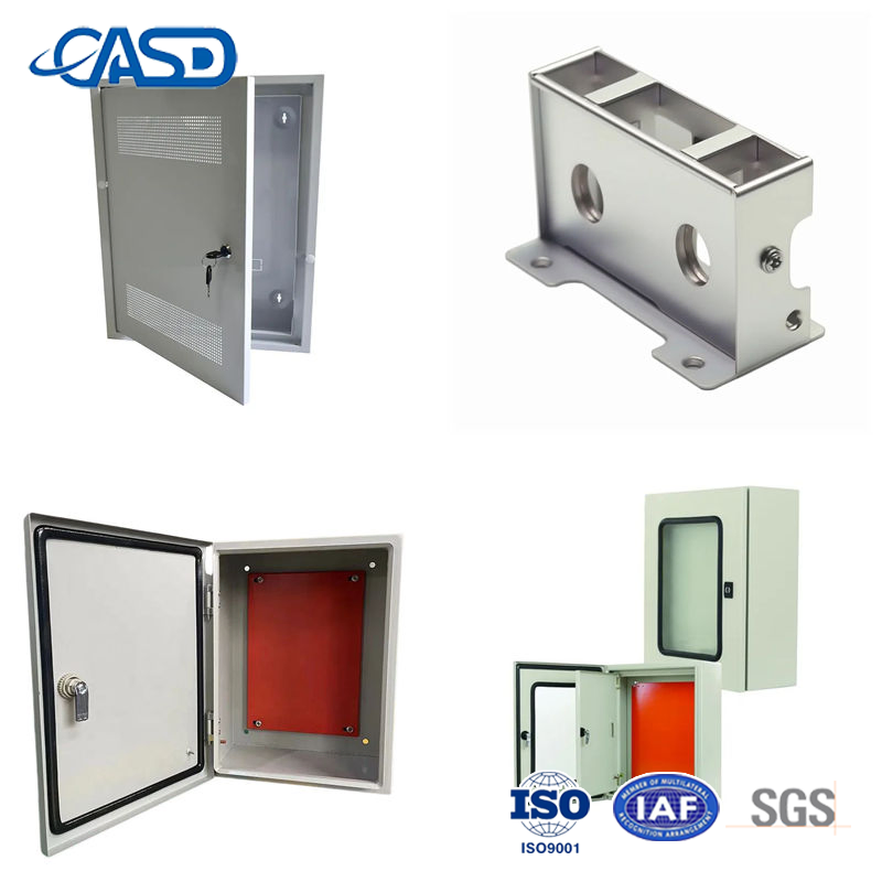 OEM Custom Precision Aluminium Stainless Steel Enclosure Box CNC Sheet Metal Fabrication Cabinet for Industrial Tool Storage