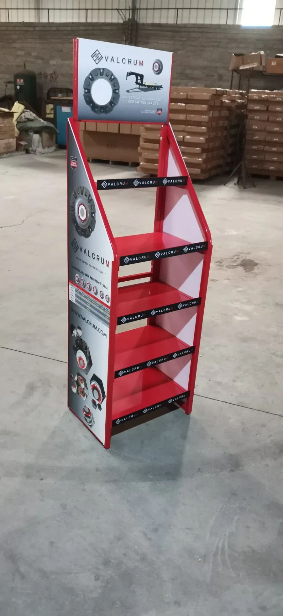 Sleek Modern Metal Shelving Units for Stylish Retail Display