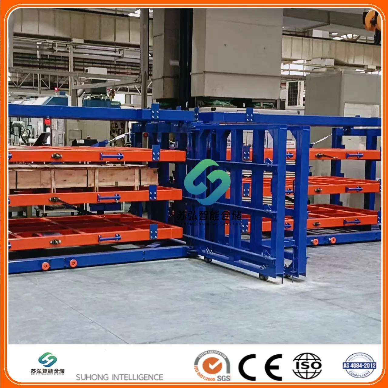 Modular Industrial Storage Shelving System with Easy Assembly Design