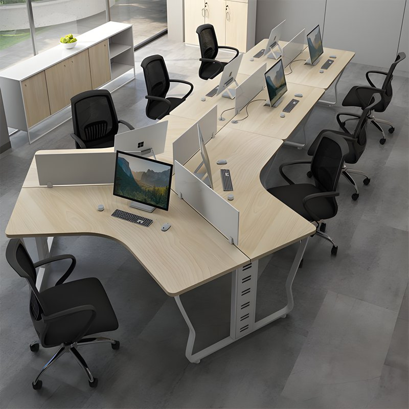 Wood Studio Office Workstation Desk Modern Office Work Station Workstation Table