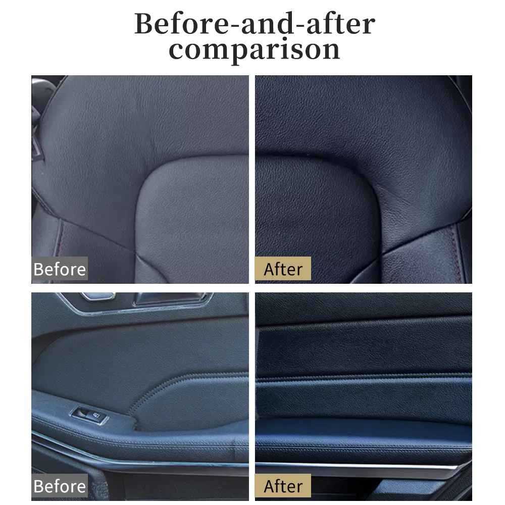 Premium Leather Care Emulsion for Automotive Upholstery Gloss Enhance Restoration