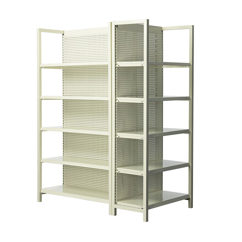 Pharmacy End-Cap Display Unit with Adjustable Dividers