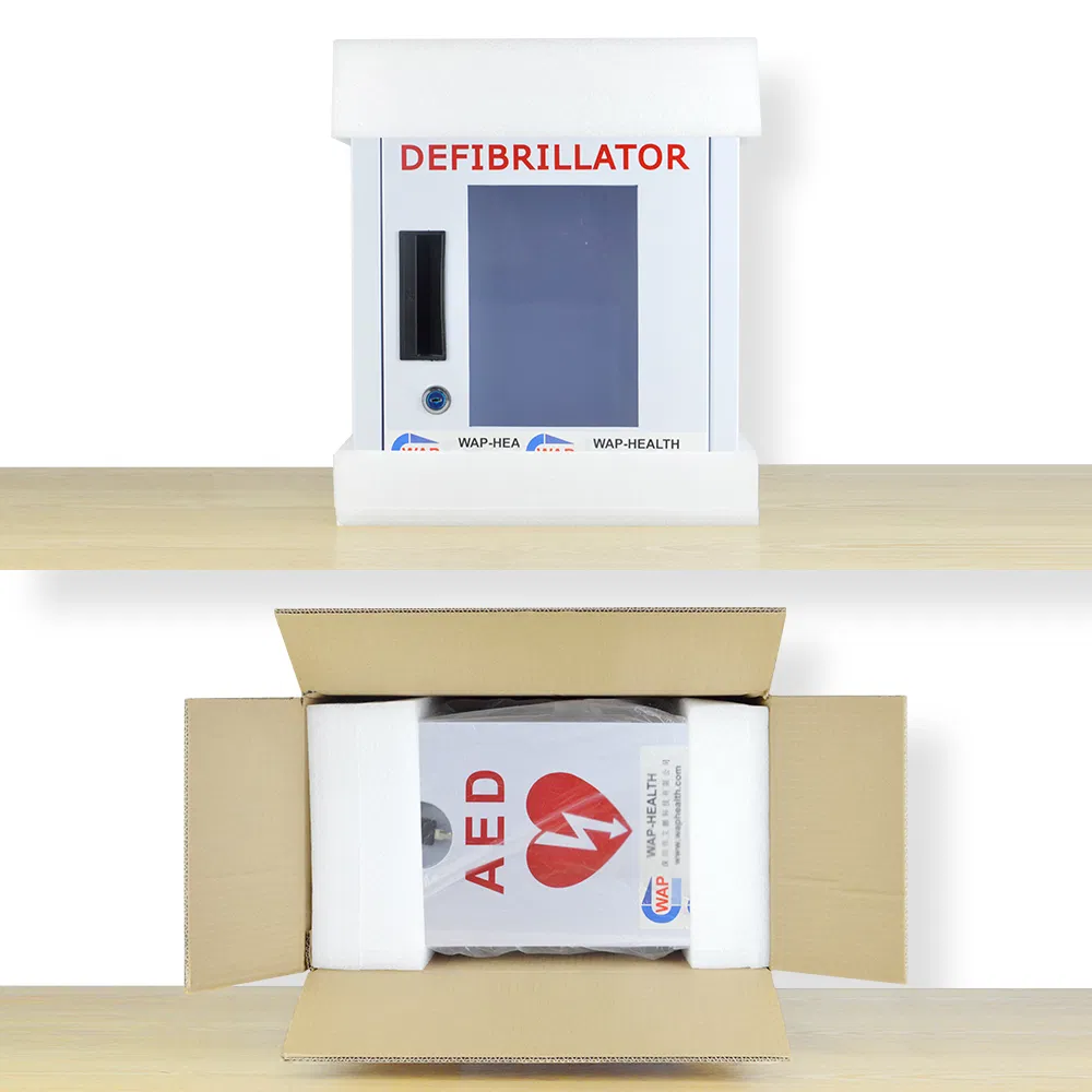 Custom Wap Medical Proof Water a First Aid Kit Storage Wall Indoor Aed Cabinet with Alarm