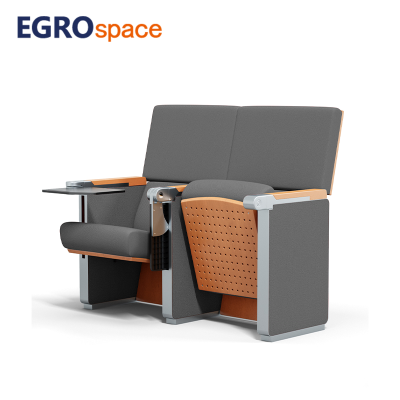 Egrospace High End Soft Fabric Cushioned Upholstery Foldable Theater Church Lecture Hall Auditorium Chair
