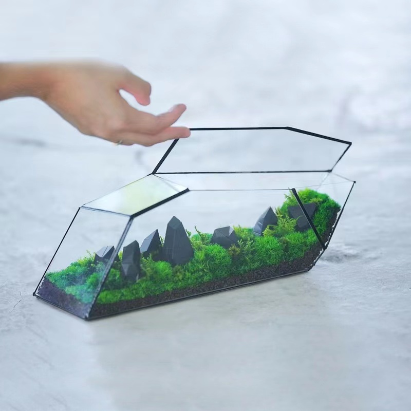 Home Decoration Crafts Creative Miniature Landscape Container Garden Decor Simple Living Room Ornaments Interior Accessories