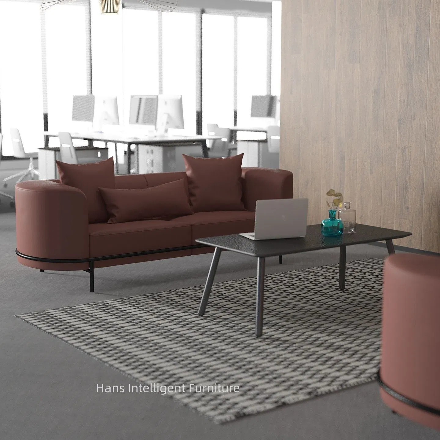 High-Quality Modern Furniture 3 Seater Sofa Living Room Sofa with Luxurious Soft Leather Upholstery