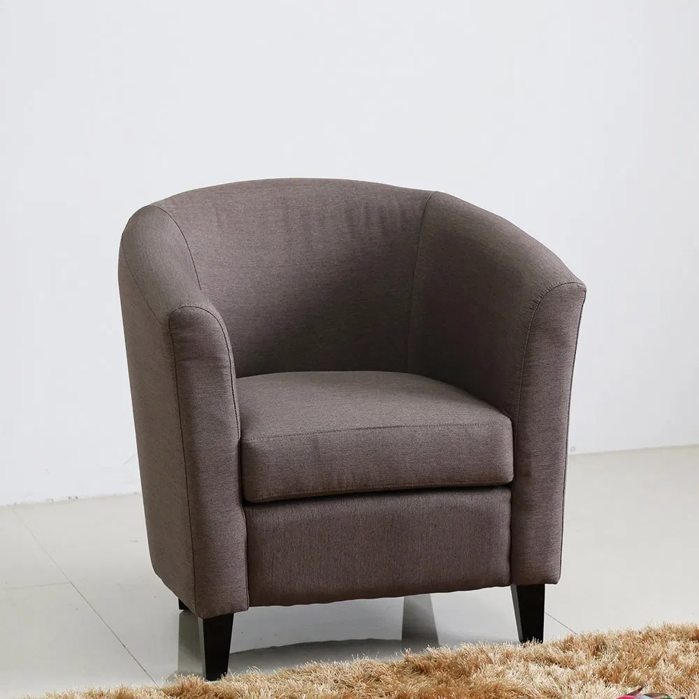 (SP-HC535) Uptop White Leather Cafe Lobby Upholstery Dining Tub Chair