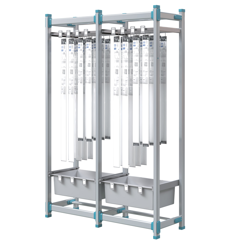 ISO Modular Stainless Steel Hospital Sterile Storage Racks Shelving