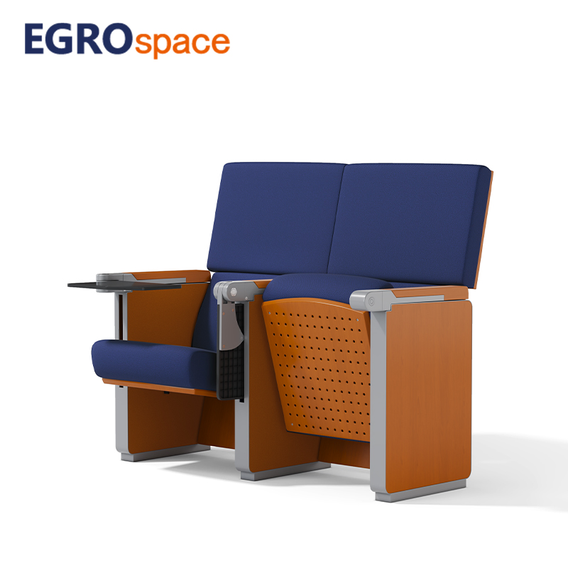 Egrospace High End Soft Fabric Cushioned Upholstery Foldable Theater Church Lecture Hall Auditorium Chair