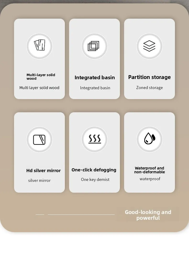 Solid Wood Bathroom Furniture