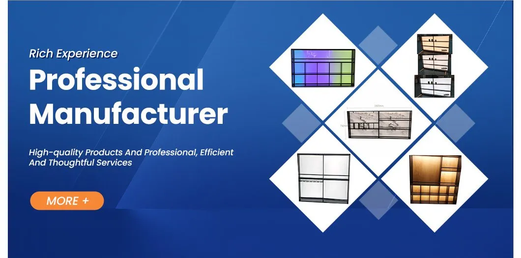 Backlit Illuminated Kitchen Shelving Unit