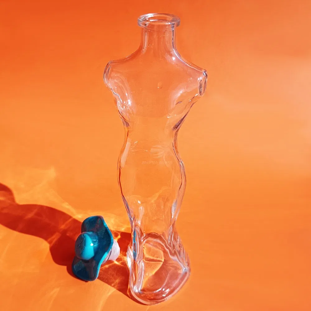 Unique Beauty-Shaped Bottle for Whisky, Brandy, and Vodka 750ml