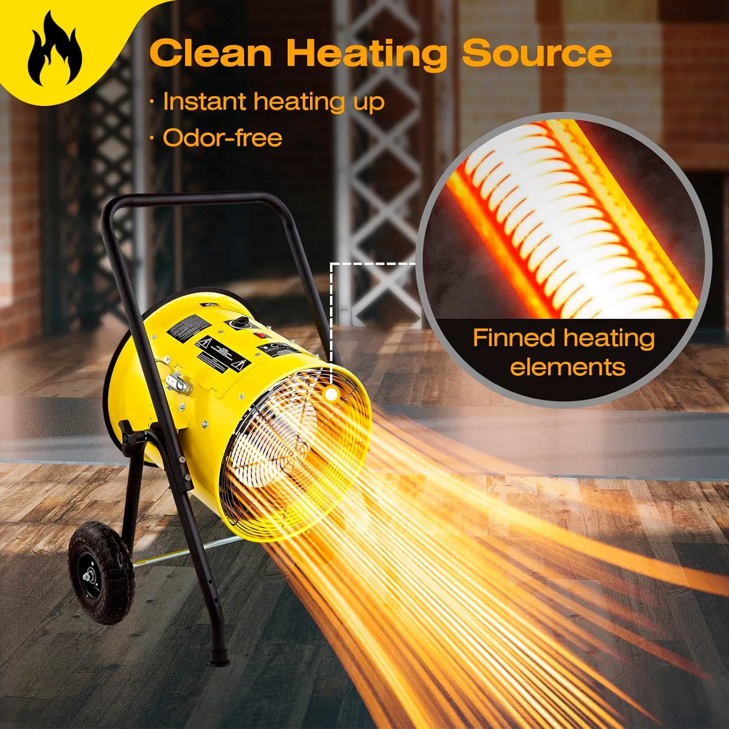 The Ultimate Portable Solution for Workshop, Garage, Factory, and Home 30kw Industrial Heater